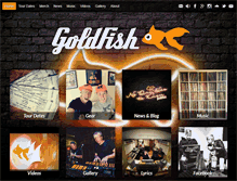 Tablet Screenshot of goldfishlive.com